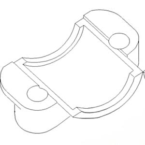 320033 - Shaker Shoe Bearing Half Housing