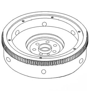 3218731R92 - Flywheel w/ Ring Gear
