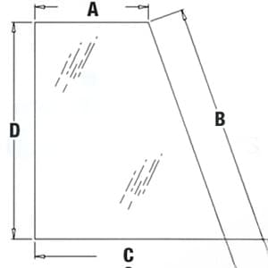 338425A1 - Glass, Rear, Quarter (RH)