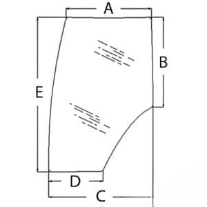 344730A2 - Glass, Door; Tinted