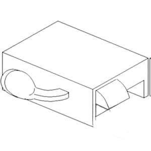 3473298M91 - Latch, Inner (RH) - Thumbnail 2