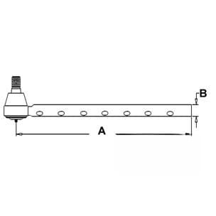 3475945M91 - Long Tie Rod