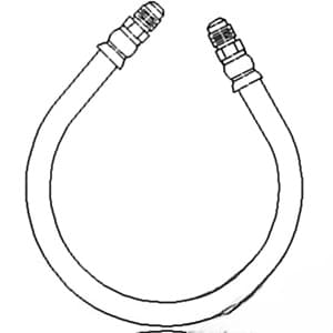 350623R11 - Strainer To Carburetor w/ Nuts Fuel Line