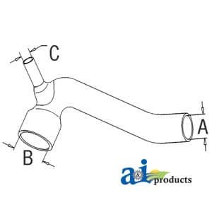 3596194M1 - Radiator Hose, Bottom