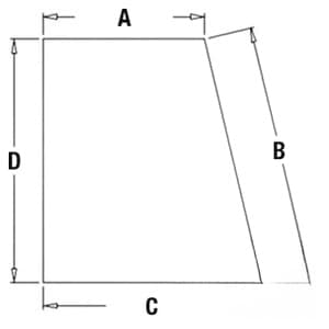 360046A1 - Glass, Door, Upper (RH)
