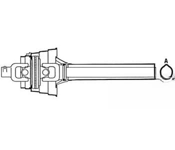 361545 - Tractor Half 80° CV Driveline; 540 RPM