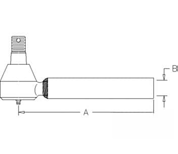 36710-62920 - Tie Rod End, Steering Cylinder
