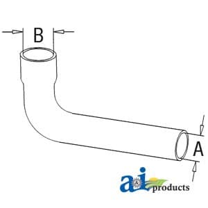 3611652M1 - Radiator Hose, Top