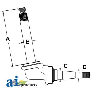 361845R92 - Spindle (RH/LH)