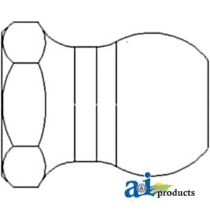 368298R1 - Ball, Brake Operating Rod