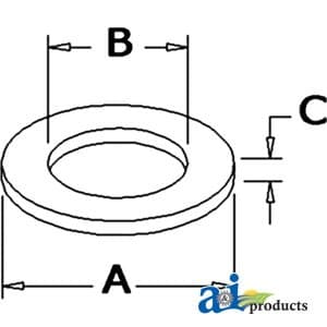369857R1 - Washer, Spindle