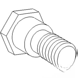 373483R2 - Bolt, Shoulder, Hood