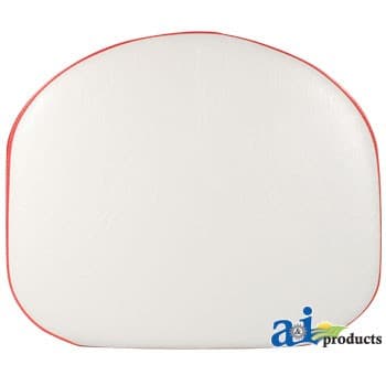 372759R92-17 - Bottom Cushion, Wood Base, WHT/RED - Thumbnail 3