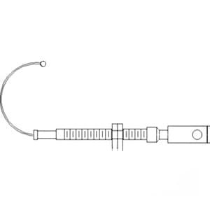 3762118M91 - Throttle Cable