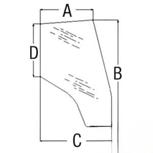 3805642M1 - Glass, Door (RH) - Tinted