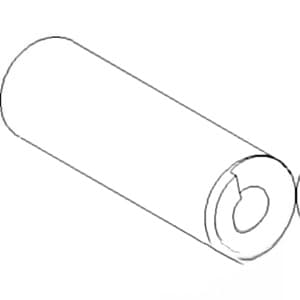 381507R1 - Shaft, Ind. PTO Idler