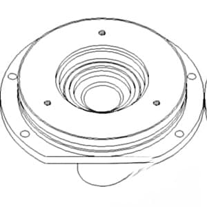 384079R2 - Cage, PTO Drive Shaft Bearing (used w/o TA)