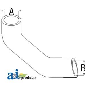 3801168M1 - RADIATOR HOSE, BOTTOM