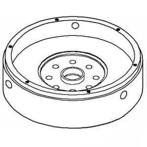 3819667M91 - Flywheel w/ Ring Gear