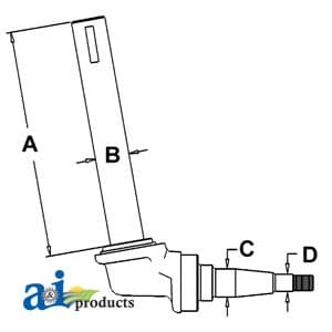 383911R91 - Spindle (RH)