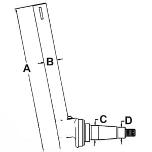 383913R92 - Spindle (RH)