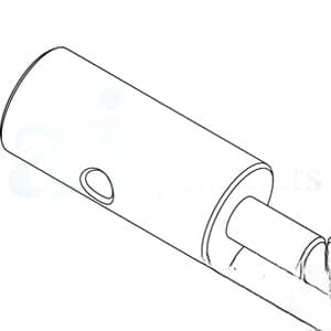 384047R1 - Clutch Pedal Pivot Pin - Thumbnail 3