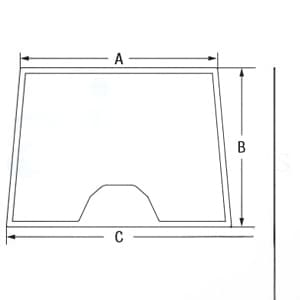3902148M1 - Glass, Windshield