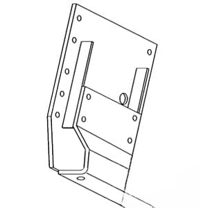399335R1 - Bracket, Fender Mounting (LH)