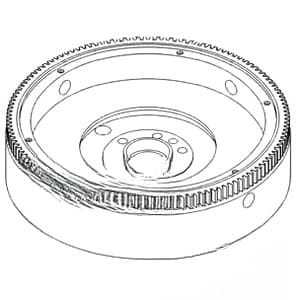 396420R91 - Flywheel w/ 396421R1 Ring Gear