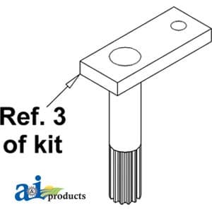 398291R2 - Shaft & Lever - Thumbnail 3