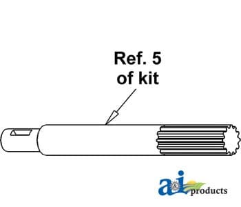398297R1 - Shaft, Reverse Shift Lower - Thumbnail 2