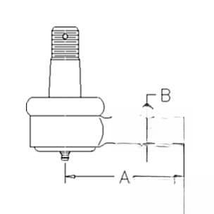 3A012-62920 - Tie Rod End, Steering Cylinder