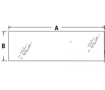 3A751-70550 - Glass, Rear, Lower