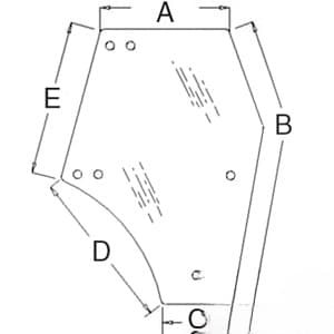 3C581-70674 - Glass, Door (RH) - Tinted