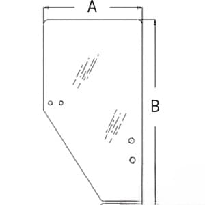 3F260-53080 - Glass, Door (LH) - Thumbnail 2