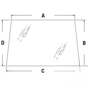 3G710-71010 - Glass, Rear, Upper - Thumbnail 2