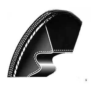 3VX355 - Cogged Wedge V-Belt (3/8" X 35.5")