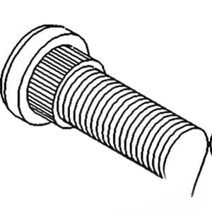 404341R3 - Stud, Rear Wheel (10 Pk)