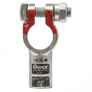 4010005P-B - 1/0 Ga. (5 Pk) Pos. Copper Crimp Battery Terminal - Thumbnail 2