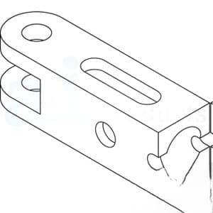 406248R2 - Rear (6.125" long) Yoke