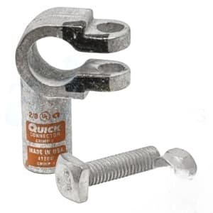 4120005N-B - 2/0 Ga. (5 Pk) Neg. Copper Crimp Battery Terminal