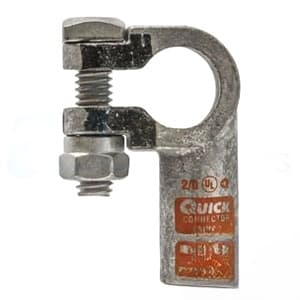 4220005N-B - 2/0 Ga. (5 Pk) Neg. Copper Crimp Battery Terminal - Thumbnail 2