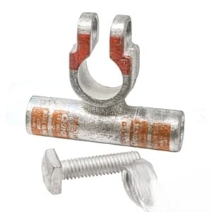 4320005P-B - 2/0 Ga. (5 Pk) Pos. Copper Crimp Battery Terminal