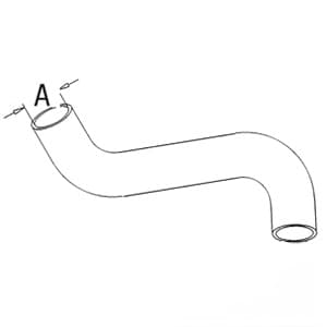 437575C3 - Water Pump By-Pass Hose - Thumbnail 4