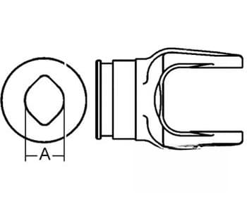 440521 - 2a 2300 Series Inboard Yoke - Thumbnail 3