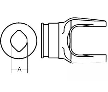 440522 - 1b 2300 Series Inboard Yoke - Thumbnail 4