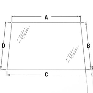448607A1 - Glass, Windshield, Upper