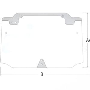 44911502 - Glass; Rear Window