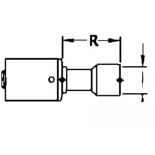 461-3185 - Bedlock Barbs- Weld on Steel Fittings