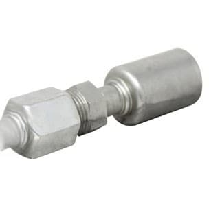 461-3280 - Straight Compression (Repairs English Tubing) Steel Beadlock Fitting